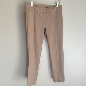 Ann Taylor Dress Pants Tan Wool Blend